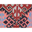Wool Southwestern Area Rug in Red