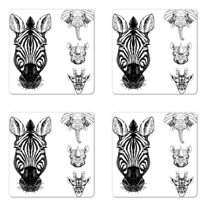 Sous-verre animaux