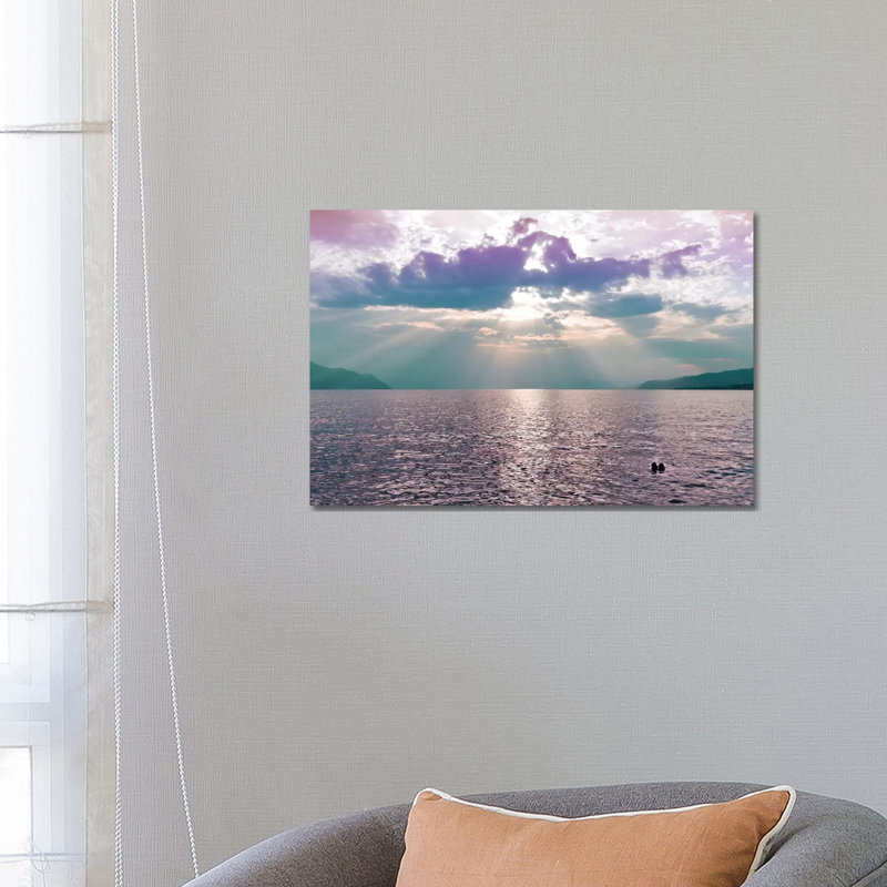 Kiss in the Lake 1 Piece Wrapped Canvas Wall Art, 66.04 cm H x 45.72 cm W x 3.175 cm D