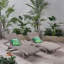 Chaise longue en osier Crete