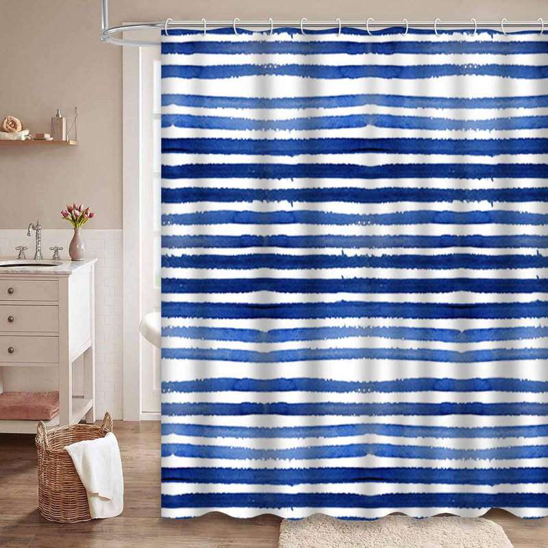 Rideau de douche Indigo, L 72 po x l 84 po