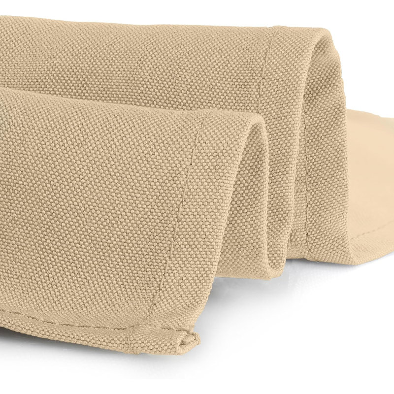 Alyea Dining Linens, 30" W x 72" L, Beige