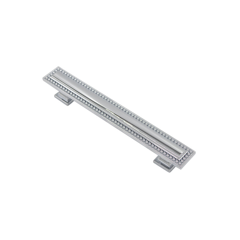 Perlina Novelty Pull, Polished Chrome
