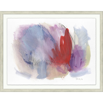 Tulip Tantrum 2' Framed Print on Glass