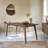 Esmée Walnut Solid Wood Dining Table