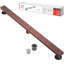 Drain de douche à grille linéaire 48 "avec crépine et crochet de levage - Drain en acier inoxydable moderne pour douches de salle de bain-91833621