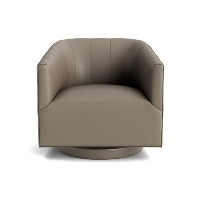 Cooper Upholstered Swivel Barrel Chair