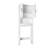 Cozy Design Over The Toilet Storage with Doors And Open Shelves-103237402
