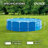 Intex Metal Frame Round Above Ground Swimming Pool w/Pump-96976700-95388269