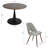 Aunnika 4 - Person Pedestal Dining Set-1273215453