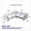 Canapé modulaire de coin 3 pièces Kamily-1310253068