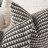 Textured Beige & Brown Silk Striped Lumbar Pillow Cover, Handwoven
