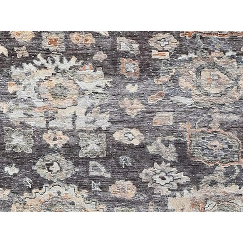 Tapis rectangulaire en laine noué à la main, Rectangulaire 8 pi x 10 pi