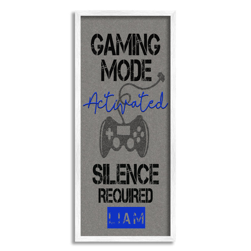 Mode de jeu activé cmw-120, H 24 po x l 10 po, Toile tendue, Oui