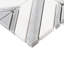 Daltile Perfit Mosaix Natural Stone Maze Mosaic in Polished Grey Palissandro & Thassos