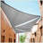 Colourtree Triangle Sun Shade Sail Canopy Fabric Cloth Screen, Water Permeable & UV Block UPF50-56099458-92661571