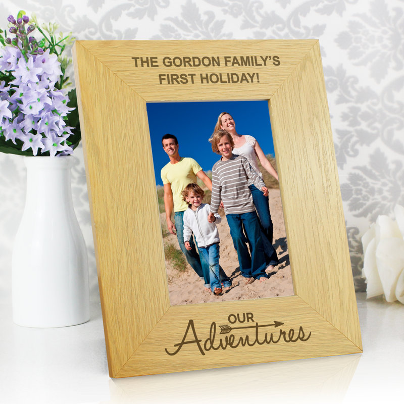 Yount Brown Wood Picture Frame, Yes