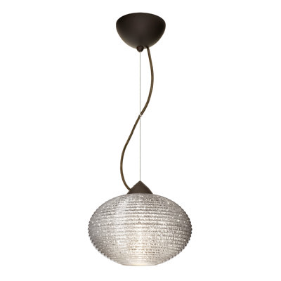 Luminaire suspendu sphérique 1 lumière Maryrose