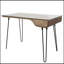 Bureau Mid-Century moderne en noyer, verre, par Lumisource