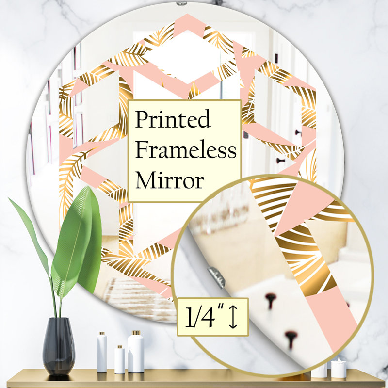 Miroir de salle de bain Hexagon Star, H 24 po x l 24 po