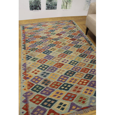 Hults Wool Geometric Indoor Rug