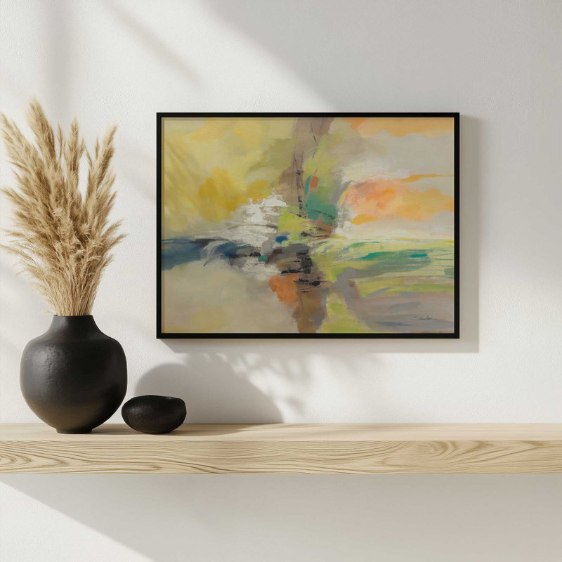 Reproduction d'art «Daylight» par Silvia Vassileva, L 24 po x H 18 po, Argent, Impression encadrée