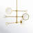 Clendon 3 - Light Dimmable Sputnik Modern Linear Chandelier