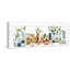 "Lined up Bottles II" par Parvez Taj - Reproduction d'art panoramique sur bois sans cadre-505501685