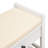 Shoe Rack With Cushioned Seat And Drawers, Multipurpose Entryway Storage Bench (White)-1207148438