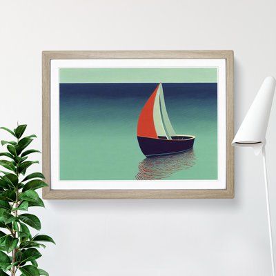 XH1022-6173X Modern Sailing Boat Vol.4 - Single Picture Frame Print
