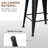 Kiamani Metal Outdoor Patio Stool -1090414157
