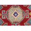 Tapis bleu clair fait à la main Kazak