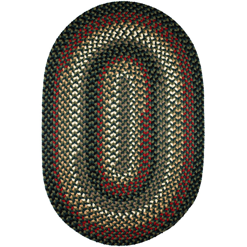 Mako Synthetic Geometric Rug, Oval 5' x 8'
