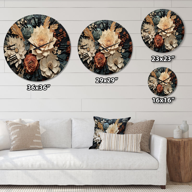 Horloge murale Roseta, Moyenne