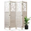 Paravent pliable en bois sculpté, écran d'intimité autoportant 67 po x 60 po pour bureau à domicile, chambre à coucher, jardin, terrasse-812725368-812029554
