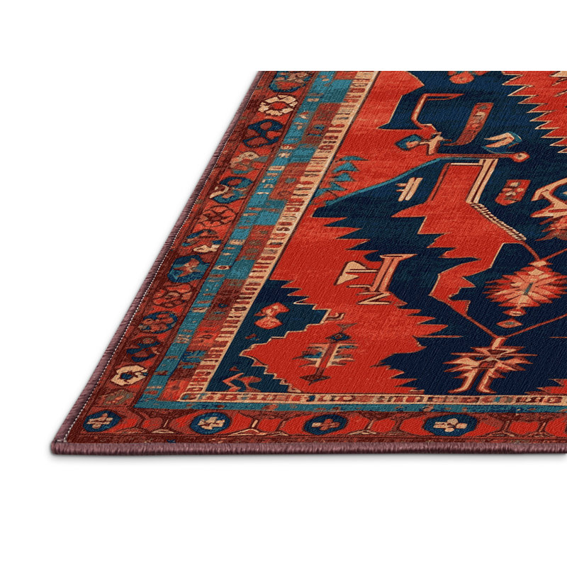 Tapis brun lavable à la machine, Rectangle 2 pi x 3 pi