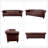 Deaneen 83.85'' Faux Leather Sofa-1017089782