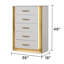 Commode 5 tiroirs Gilta