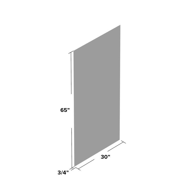 Duval Solid Wood Flat Wall Mirror