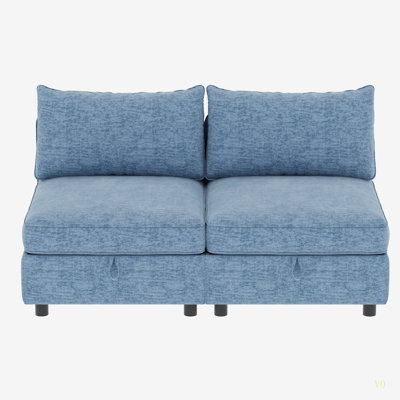 Couches, Chaise Longue Mid Century Modern Sofa Couch With Storage For Small Spaces, Living Room