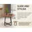 43.3" Round Dining Table For 4-6 People, MDF Wood Tabletop With Metal Legs, Modern Kitchen Table With X-Shaped Base, Large Round Table For Dining Room, Living Room, Apartment.-2102085929