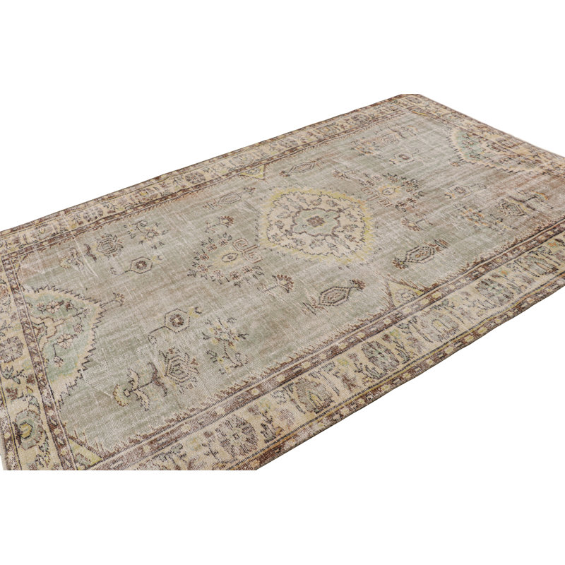 One-of-a-Kind 5'10"X9'1" Hand Knotted Area Rug
