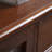 Light walnut Solid Wood Rectangular Console Table