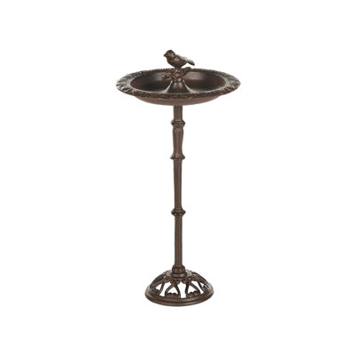 SWALLOW Iron Birdbath