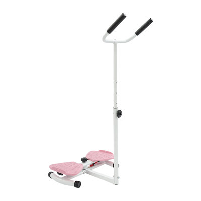 Adjustable Waist Twisting Exercise Machine with Pull Cords, Core & Abdominal Trainer with Dual Pedals, 330 lb Capacity for Home Gym