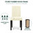 Anirvin Faux Leather Waterproof Upholstered Dining Chair-1483351362