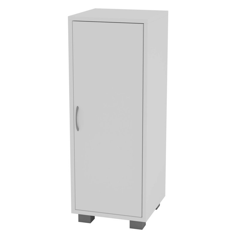 Quintashia Freestanding Linen Cabinet, White