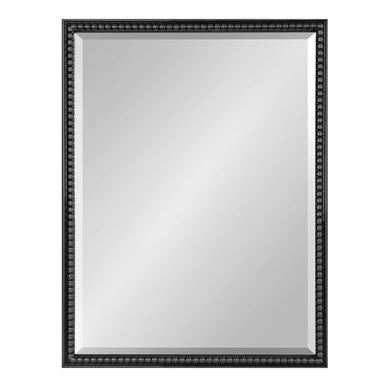 Miroir mural Chayanna, 24 po x 18 po, Noir