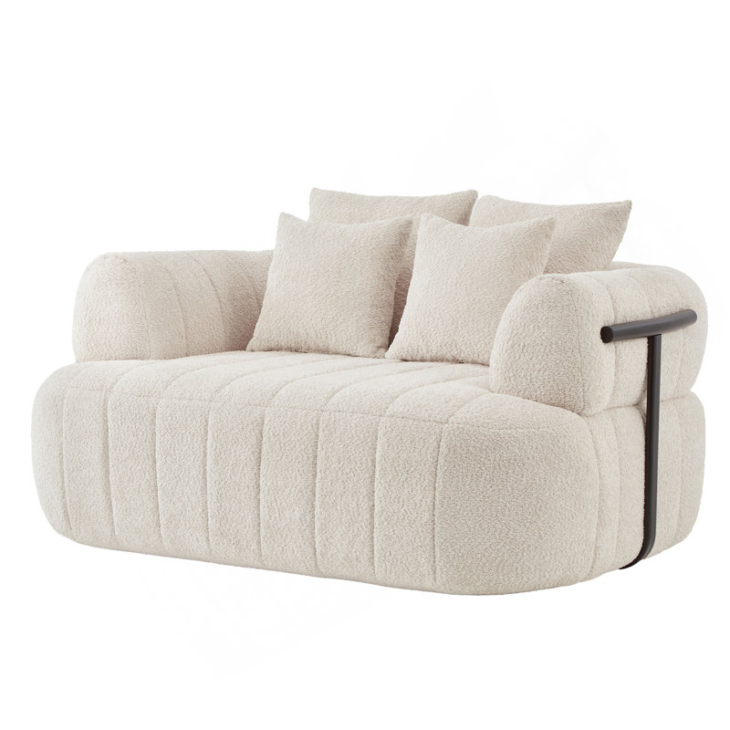 Fauteuil surdimensionné de 64 po avec méridienne et siège désossé 64 po
