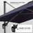 Delly 120'' x 156'' Rectangular Cantilever Navy Umbrella with Base and 360-degree Rotation-1862375081